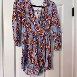 Astr Multicolor Floral Romper